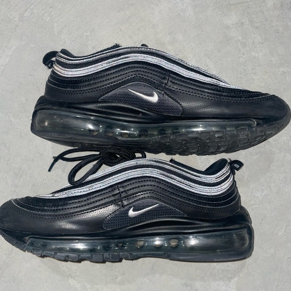 BLACK NIKE AIR MAX 97 - Picture 1 of 9